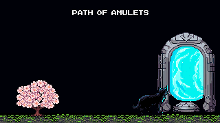 Элемент меню из игры про Юмико и кота